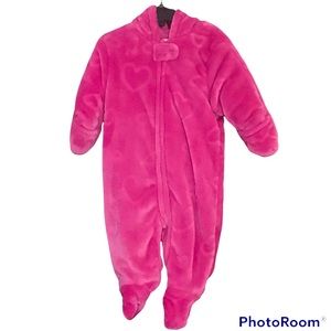 Full Zip Baby Outerwear Winter Onesie NWOT Hot Pink